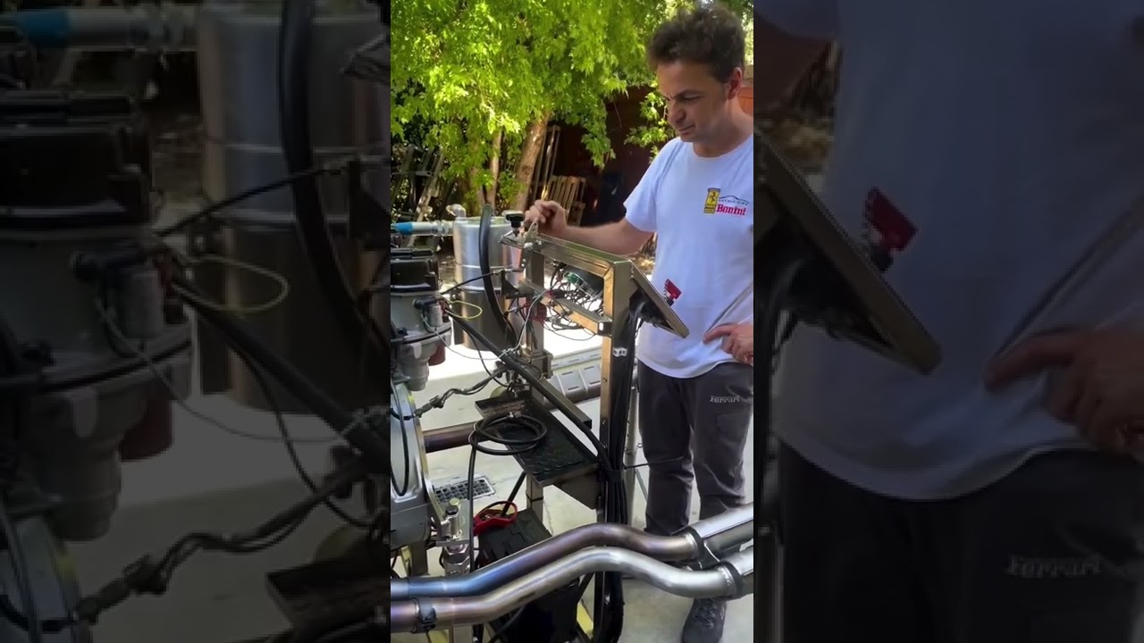 💥 The Ferrari 365 P 'Tre Posti' #engine is alive and screaming! (IG 🎥 kidstonmotorcars) #ferrari
