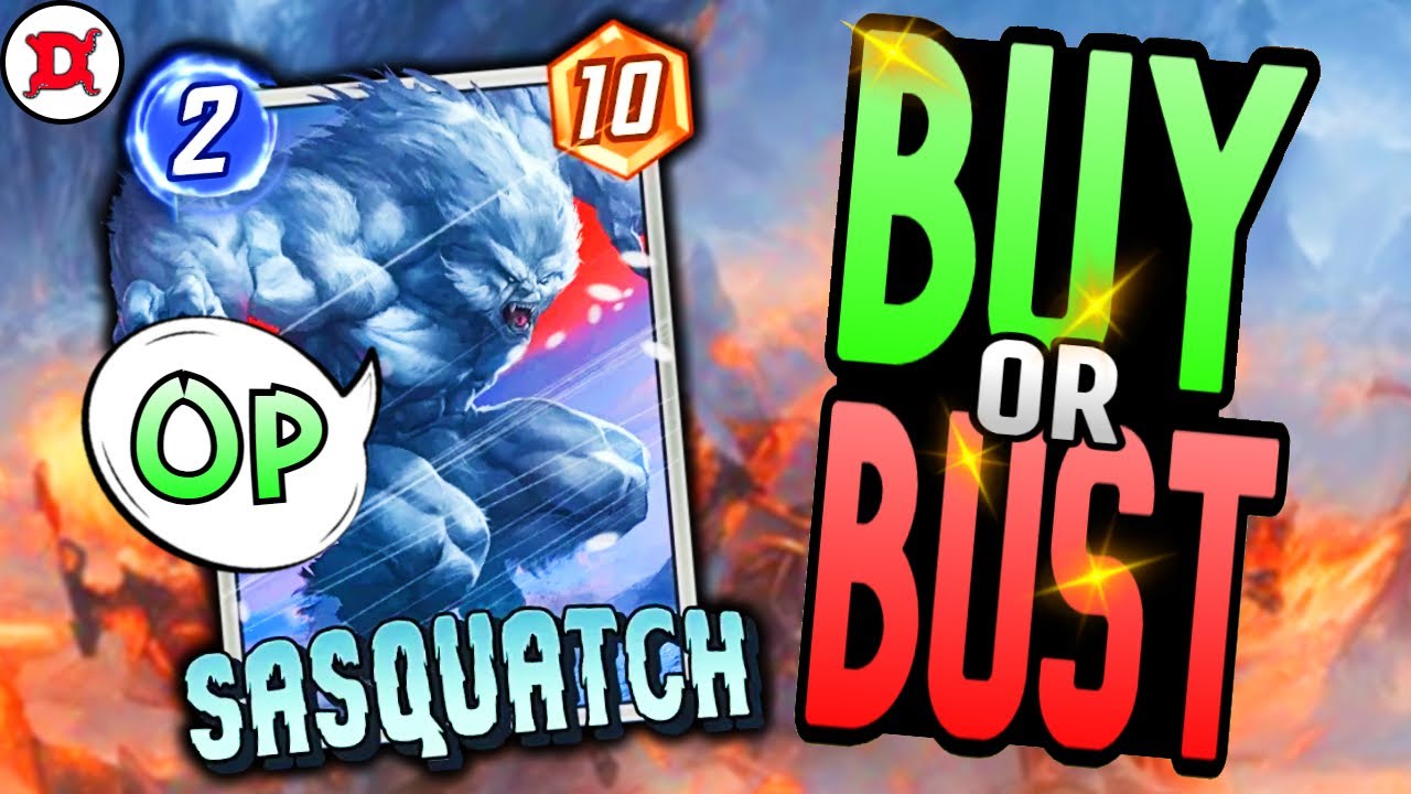 This is Why Sasquatch is TOO GOOD | 3 Decks and Card Review | Marvel SNAP