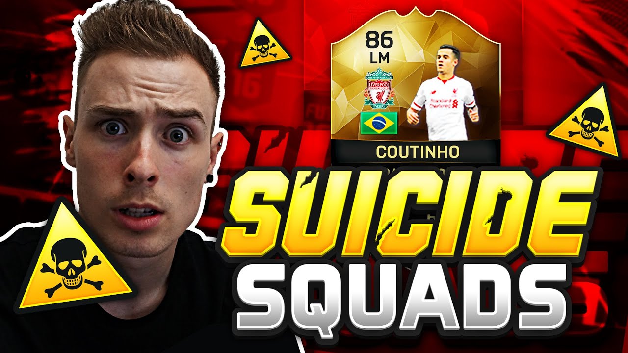 FIFA 16 - EPIC SIF COUTINHO SUICIDE SQUADS w/ CAPGUNTOM!!!!