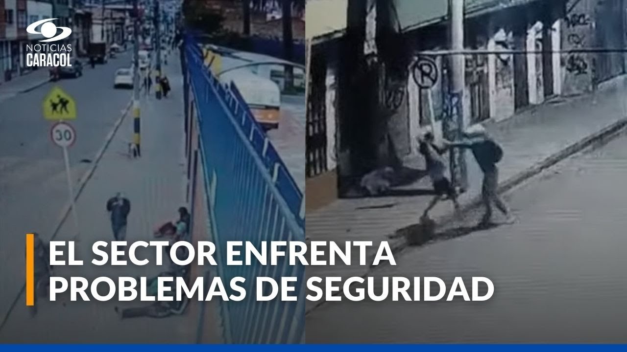 Habitantes del barrio San Bernardo, en el centro de Bogotá, viven entre el temor y la delincuencia