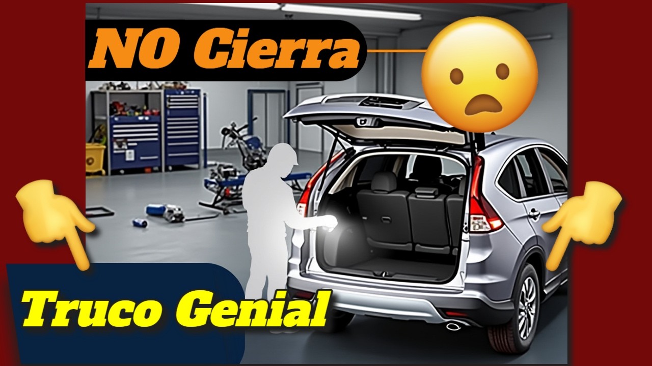🚗𝐇𝐨𝐧𝐝𝐚 𝐂𝐑𝐕: ¿𝐏𝐮𝐞𝐫𝐭𝐚 𝐞𝐥𝐞́𝐜𝐭𝐫𝐢𝐜𝐚 𝐭𝐫𝐚𝐬𝐞𝐫𝐚 𝐧𝐨 𝐜𝐢𝐞𝐫𝐫𝐚? 🔧 𝐓𝐫𝐮𝐜𝐨 𝐠𝐞𝐧𝐢𝐚𝐥
