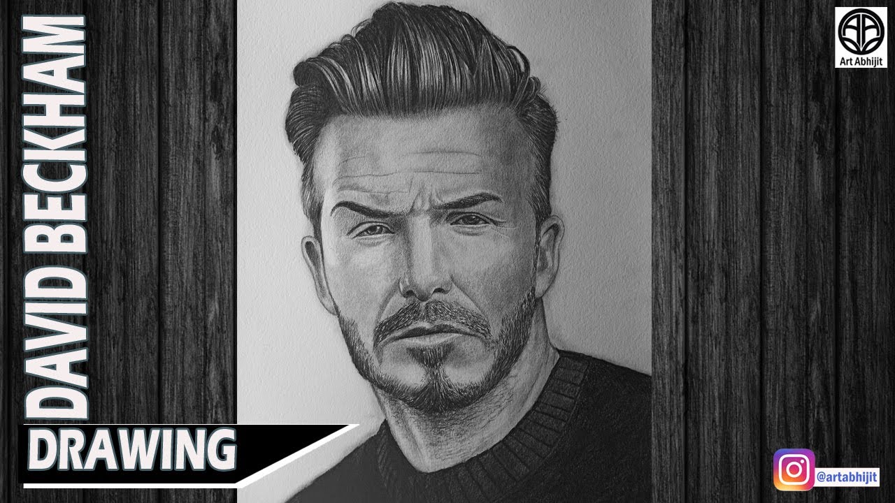 How to draw David Beckham || Step by step to draw David Beckham || Drawing David Beckham