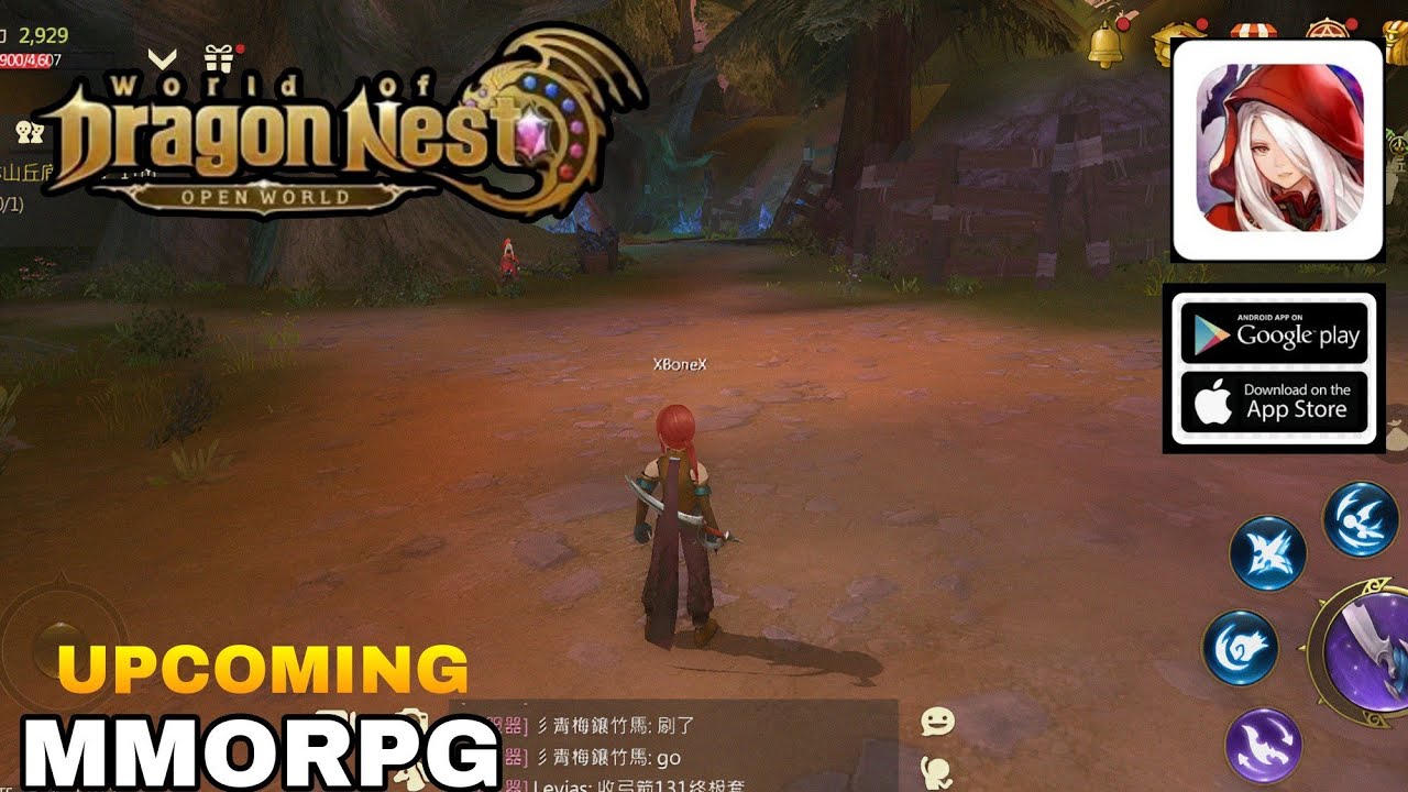 World of Dragon Nest Gameplay MMORPG For Android and iOS ( Upcoming )