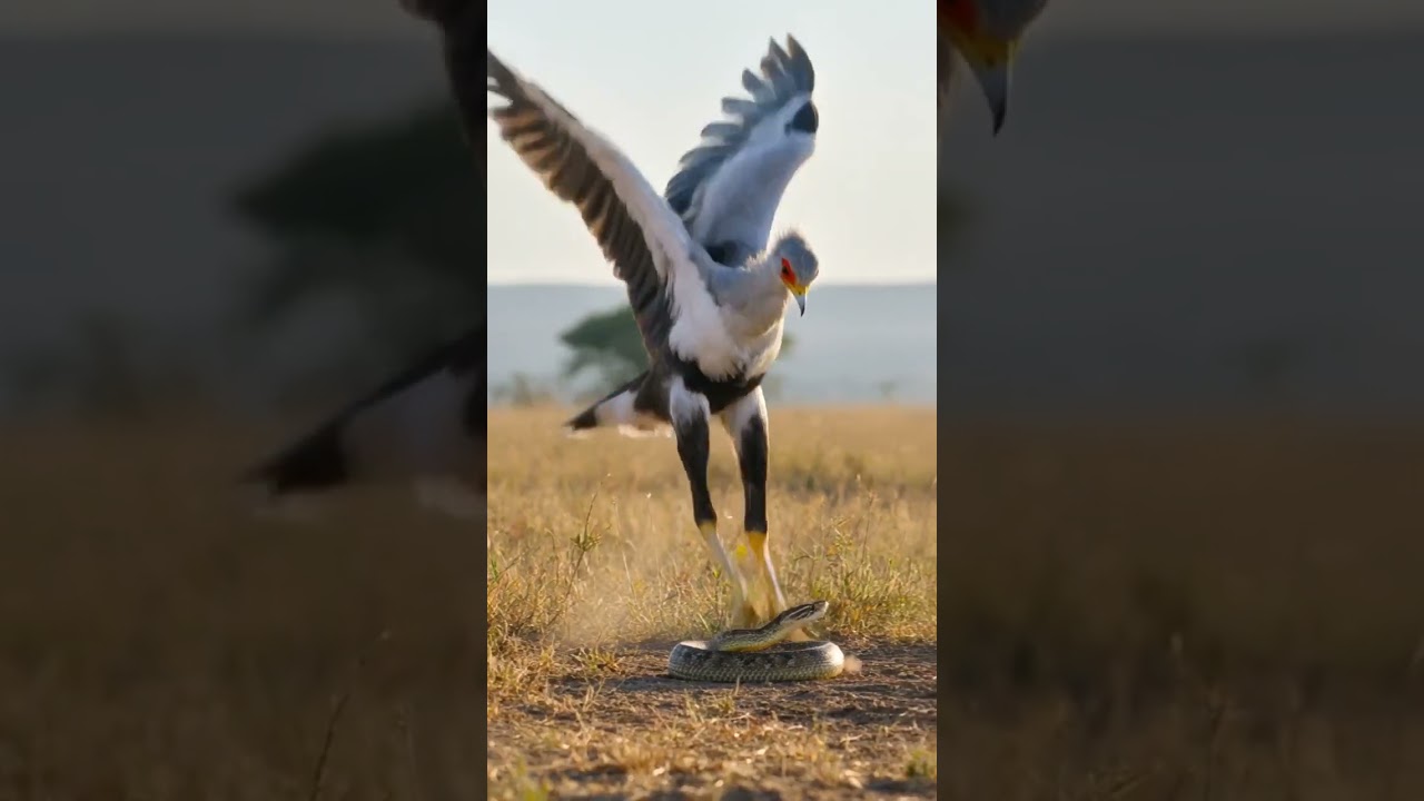This Bird Kills Venomous Snakes With Its Feet 🦅