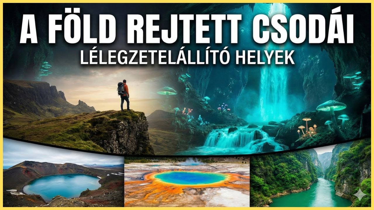 A Föld rejtett csodái - Kevésbé ismert lélegzetelállító helyek (4k)