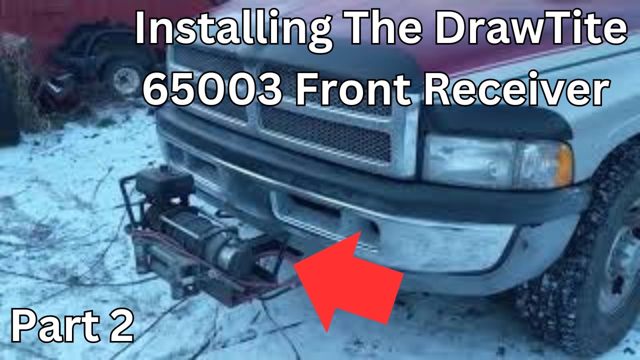 Part 2: Installing a Draw Tite 65003 front receiver winch mount to a 2nd generation Dodge Ram 2500
