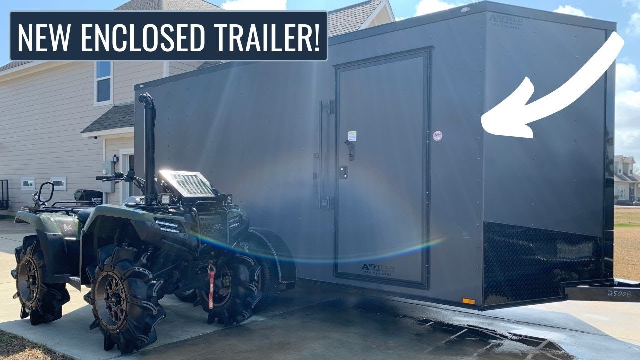 I BOUGHT A NEW ENCLOSED TRAILER!
