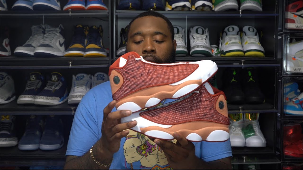 FIRST LOOK: THESE ARE NICE! Air Jordan 13 Dune Red Sneaker Review!