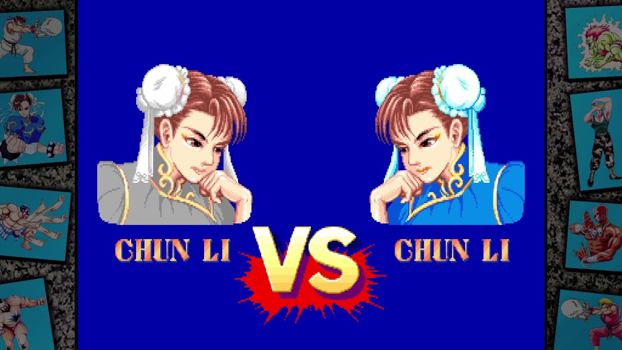 Street Fighter 30th Anniversary Collection: SFII' Hyper Fighting (Steam) - Chun Li vs. Chun Li