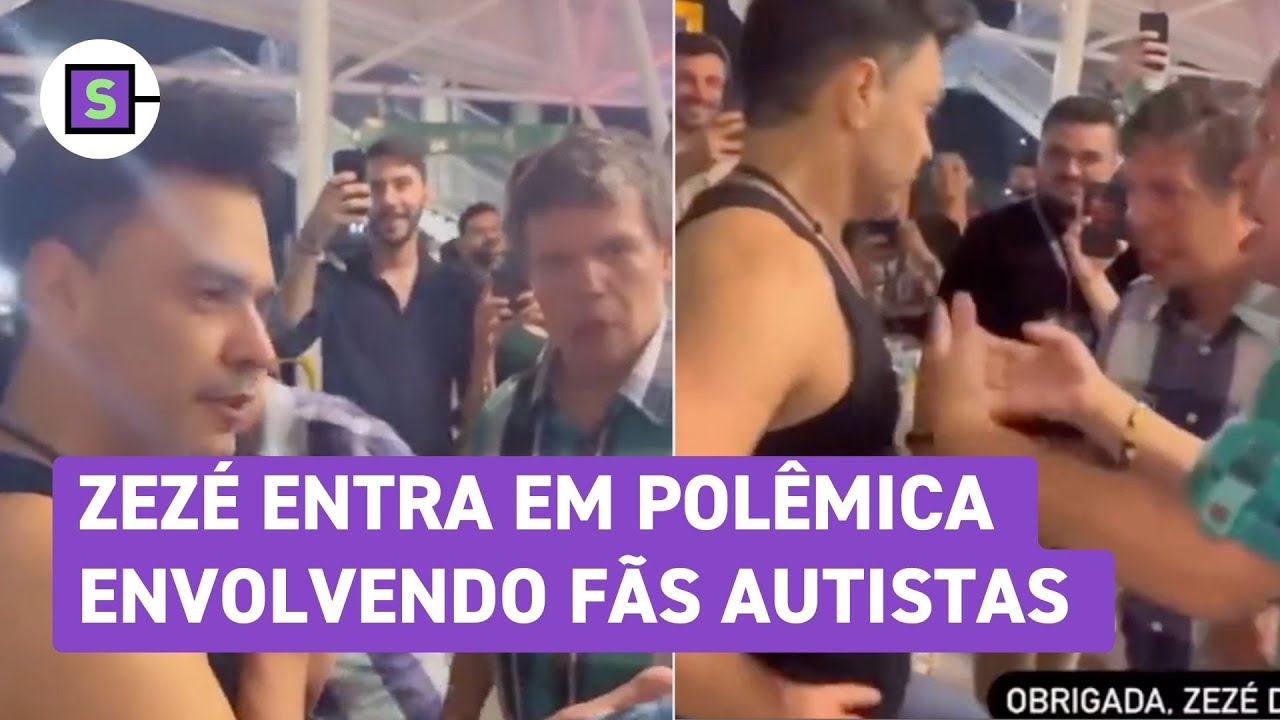 Zezé di Camargo é criticado por imitar movimento de homem autista em evento