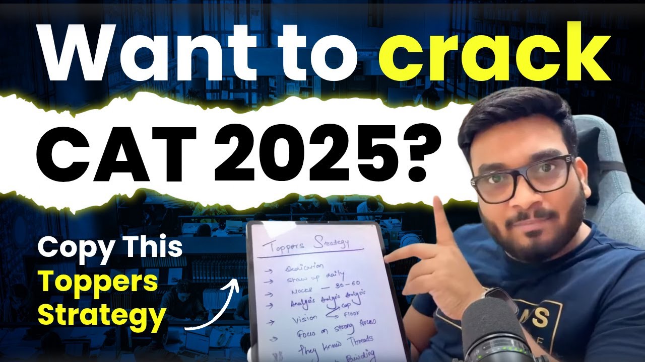 Want to Crack CAT 2025? COPY this Toppers Strategy ! 80 Days to CAT Daily Study Schedule