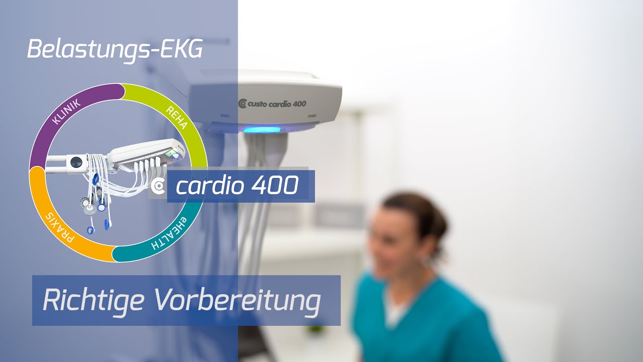 Anwendervideo Belastungs-EKG/richtige Vorbereitung cardio 400