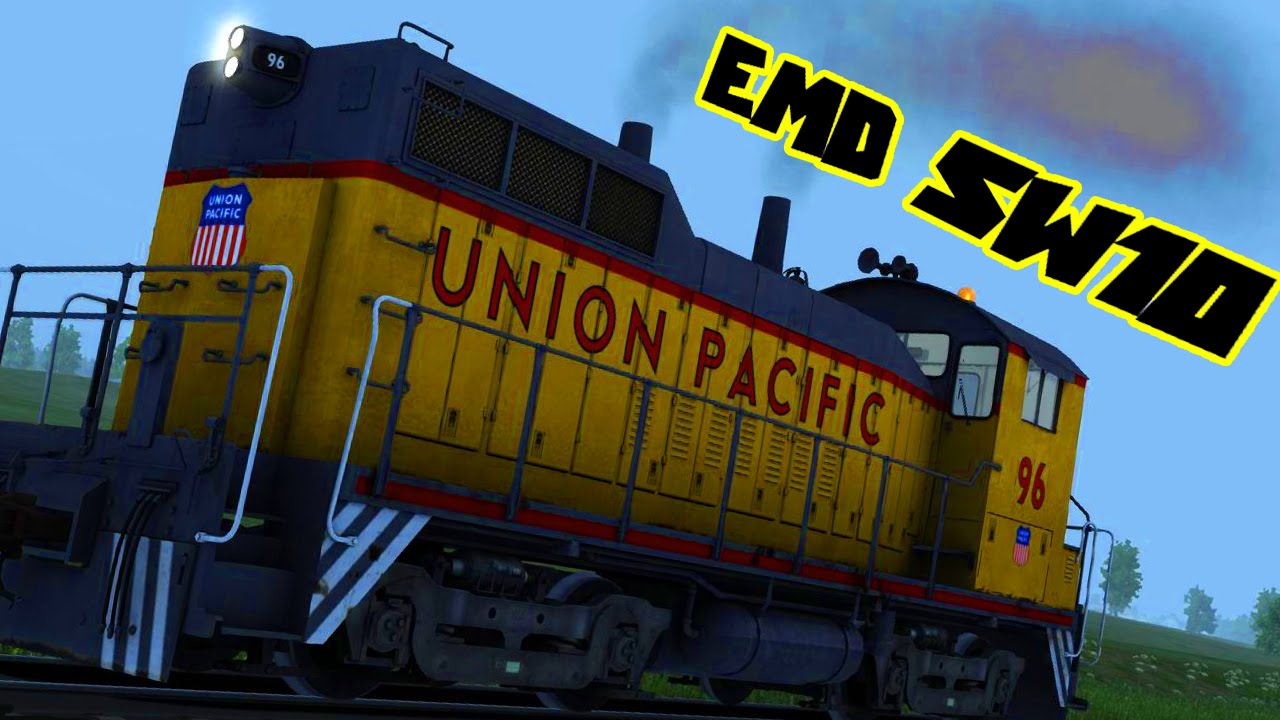 EMD SW10 Switcher Union Pacific Gameplay - TS2016 PC HD