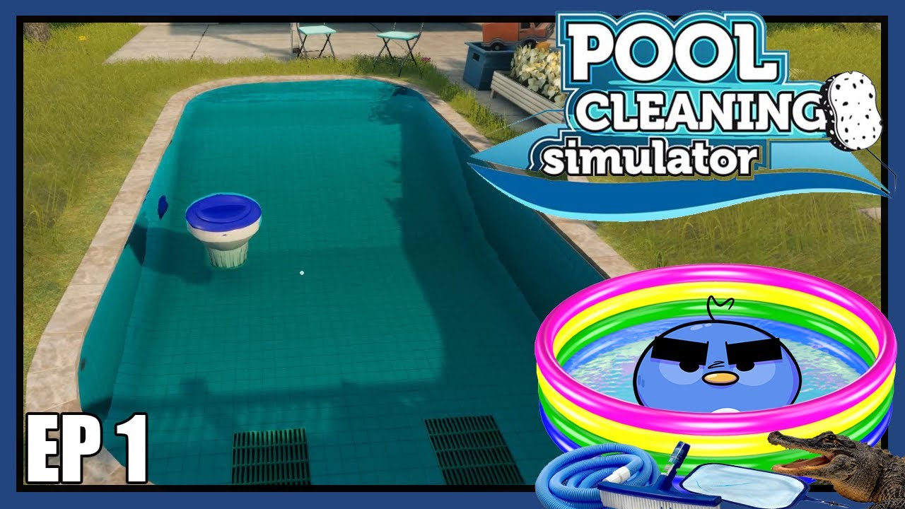 WE'RE TRAUMA DUMPING (EP 1) Pool Cleaning Simulator