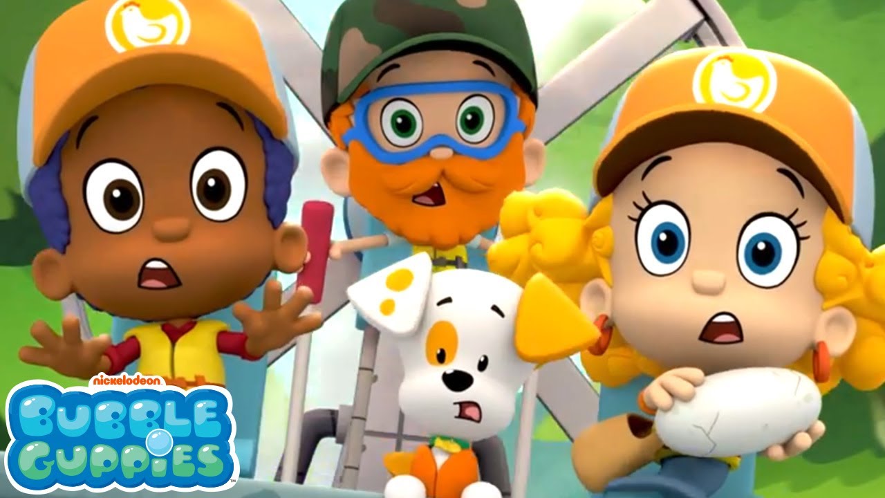Nonny, Goby & Deema Rescue a Reptile Egg in the Bayou! 🐊 | Bubble Guppies