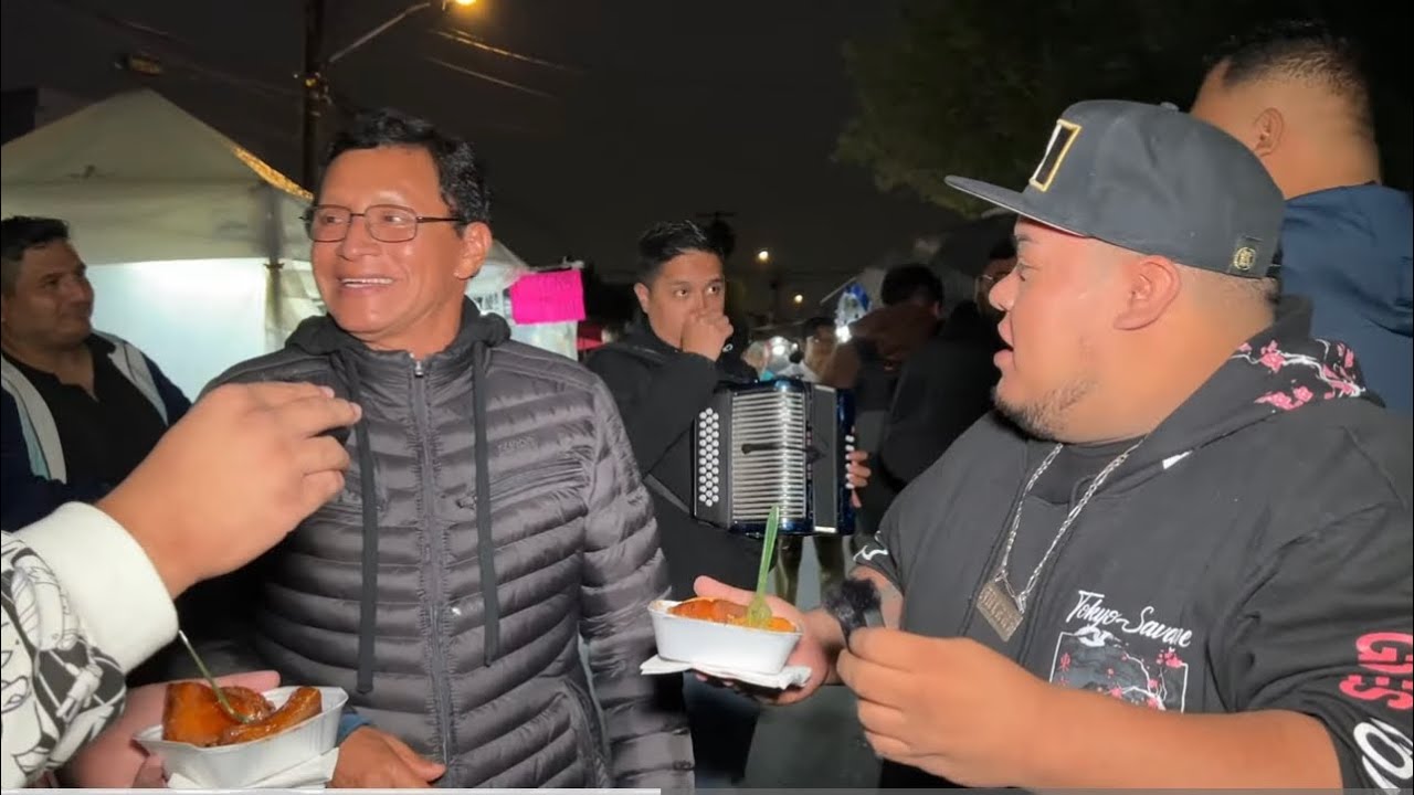 PROBANDO toda la COMIDA del tianguis| ALBERTO PEDRAZA con nosotros