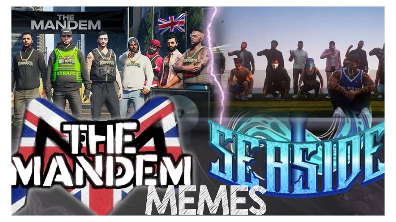 Mandem vs Seaside war in a nutshell but its all memes