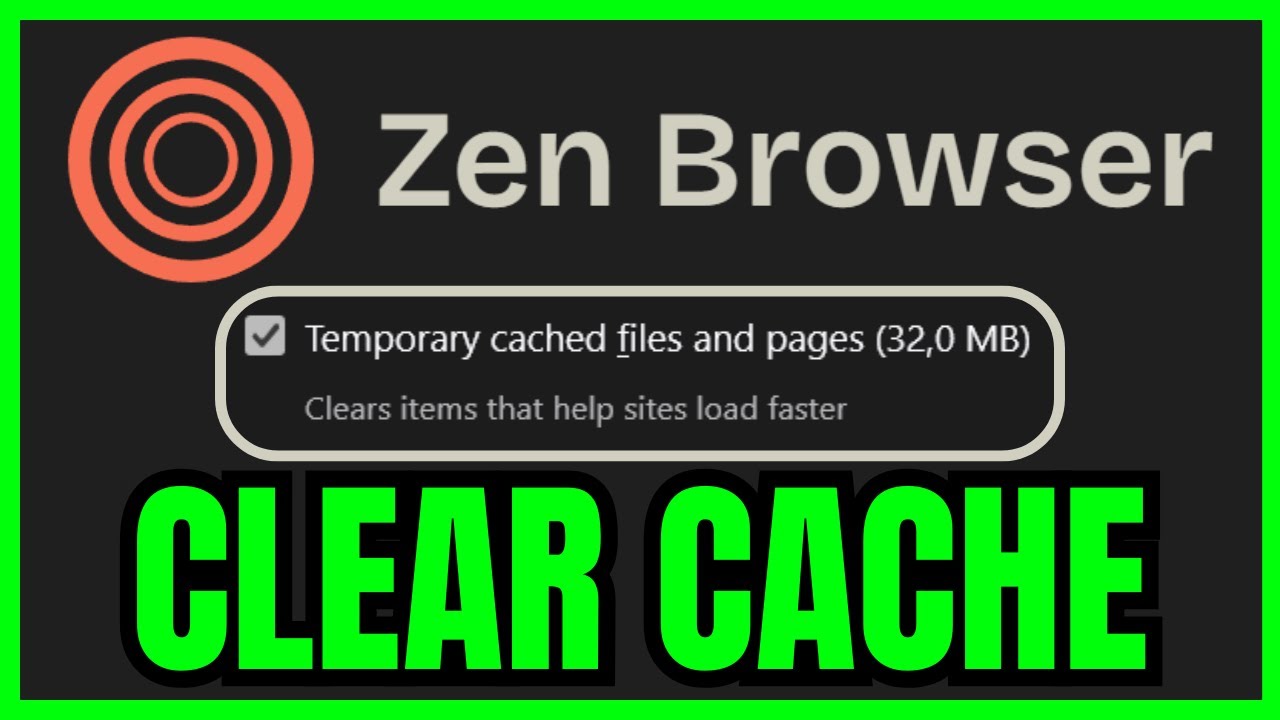 How To CLEAR CACHE In Zen Browser (QUICK & EASY) 2026