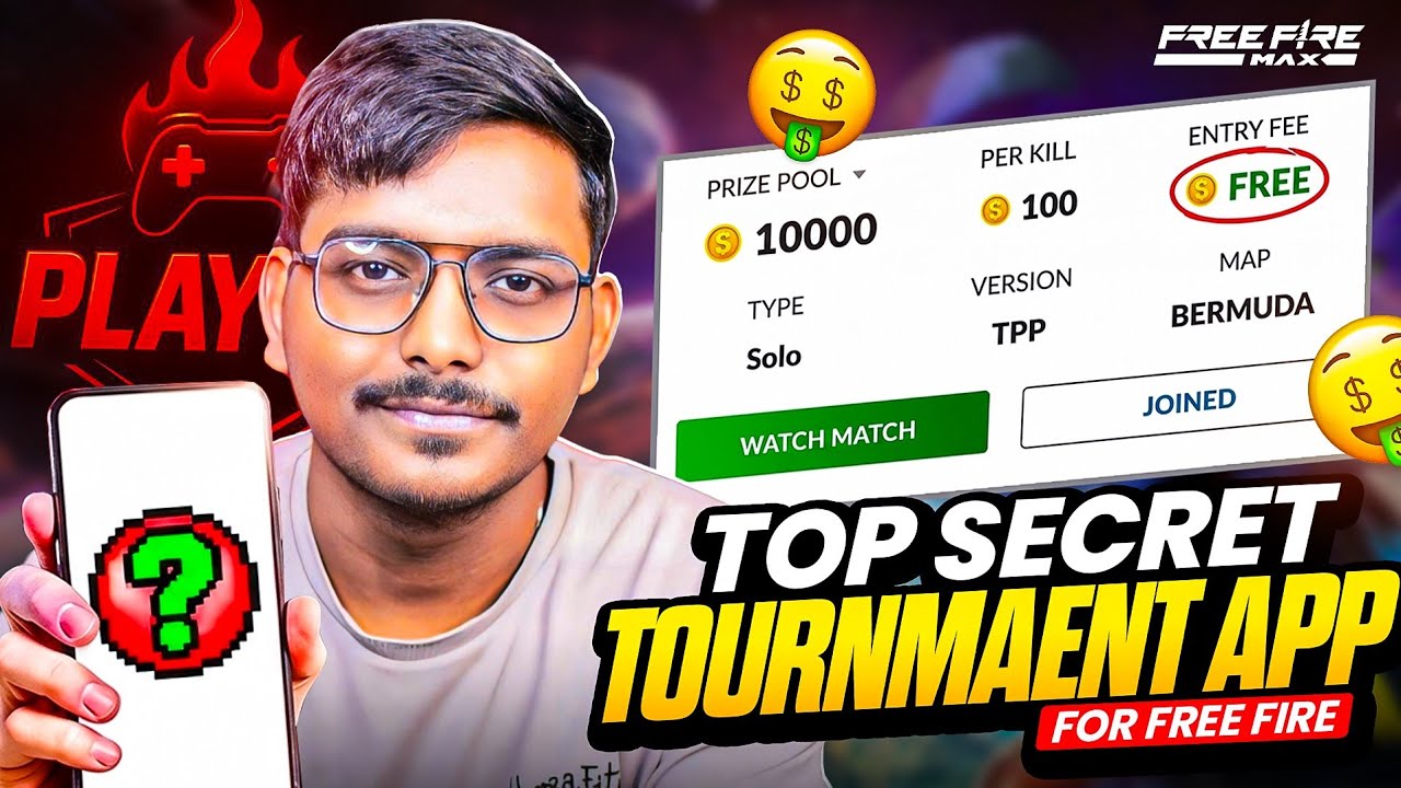 BEST TOURNAMENT APP FOR FREE FIRE😍 100% TRUSTED💯✔️ || FREE FIRE BEST TOURNAMENT APP 2026