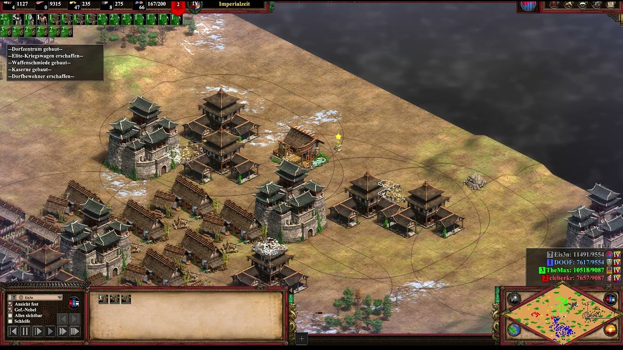 KOREANS  with DOOF against TheMax and Cleberkr I Runestone