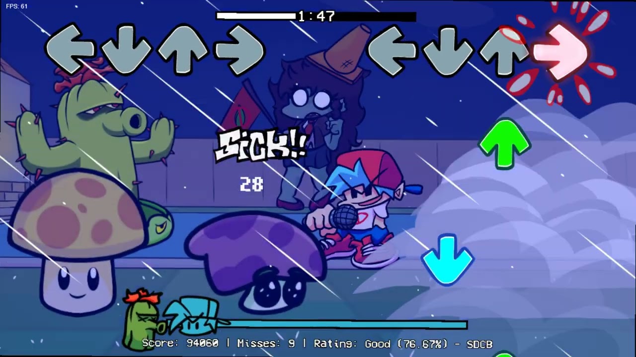 - (FNF V.S. Cactus) - (PVZ FNF Plant's V.S. Funkers Mod!) -