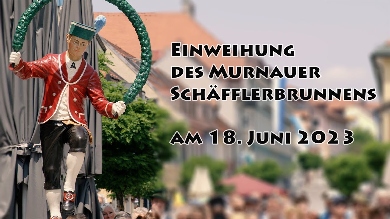 Einweihung des Murnauer Schäfflerbrunnens -4K-