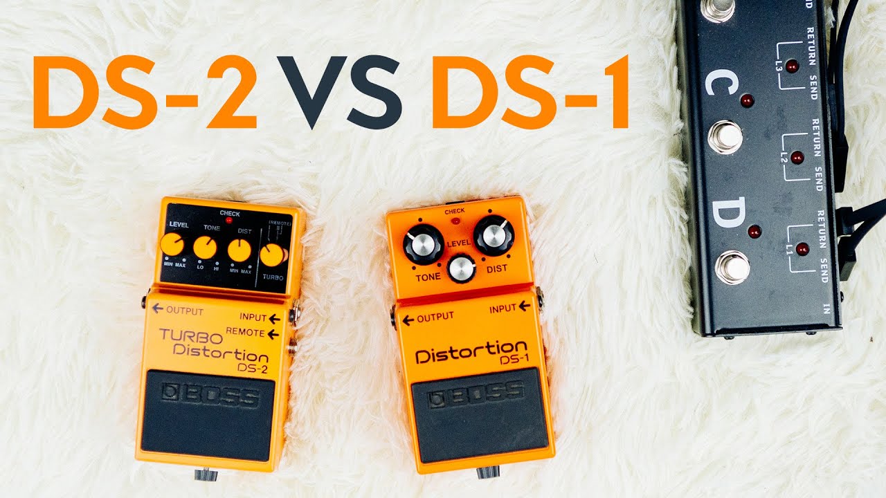 Boss DS-2 Turbo Distortion vs Boss DS-1 Distortion - Iconic pedals compared