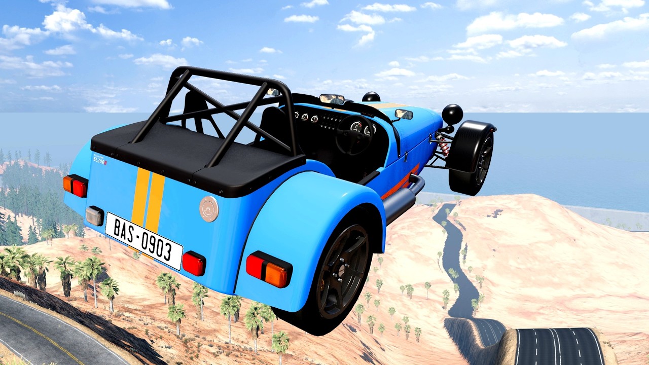 Epic High Speed Car Jumps #345 – BeamNG Drive | CrashBoomPunk