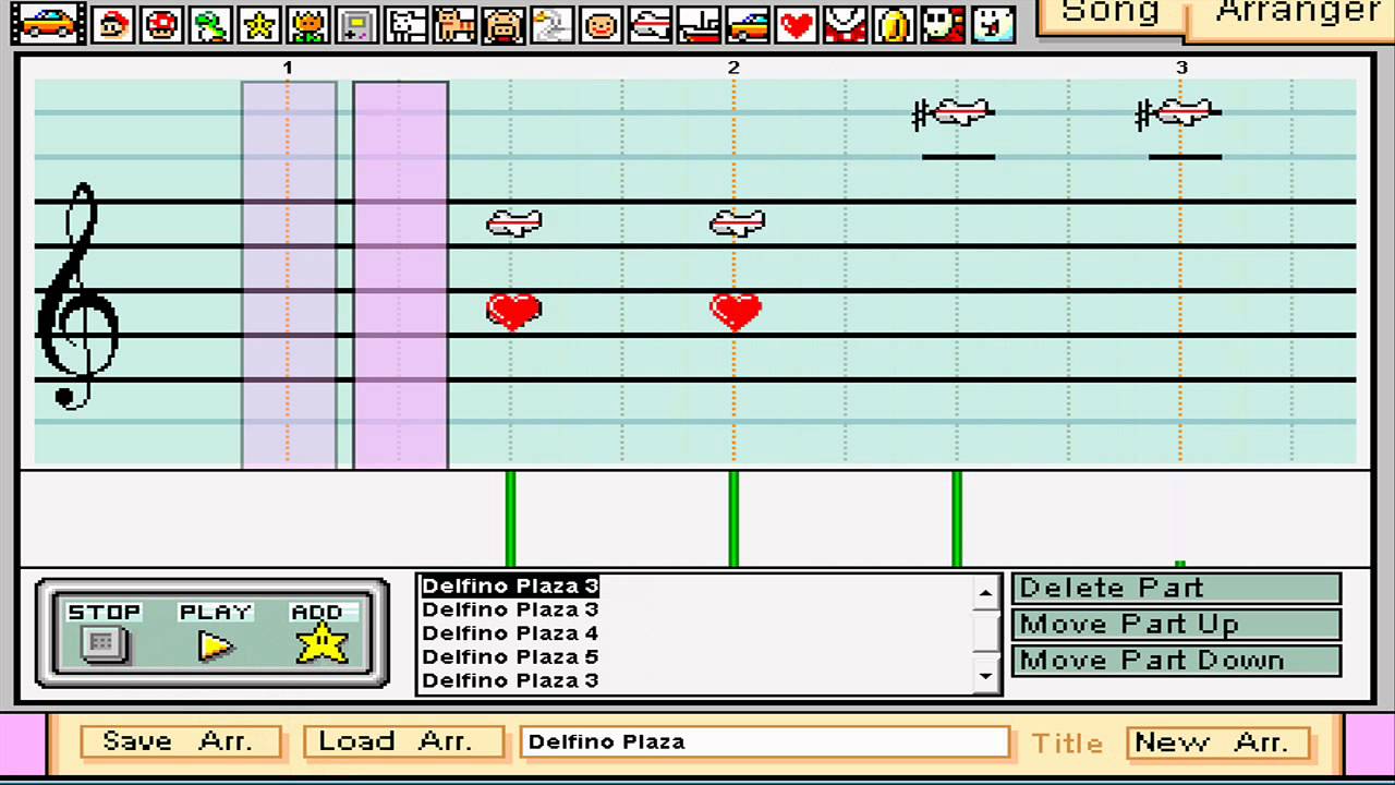 Super Mario Sunshine - Delfino Plaza - Mario Paint Composer