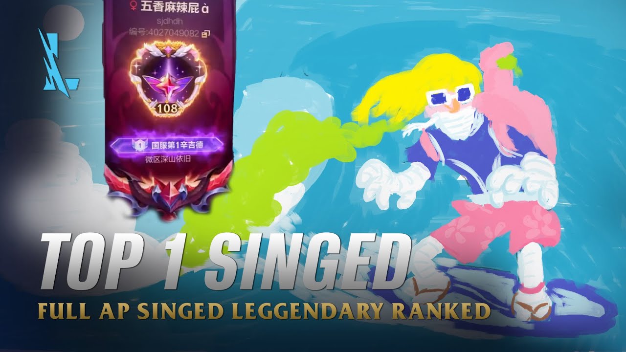 Wild Rift SINGED - TOP 1 Surfer Singed S15 Ranked Gameplay + Build
