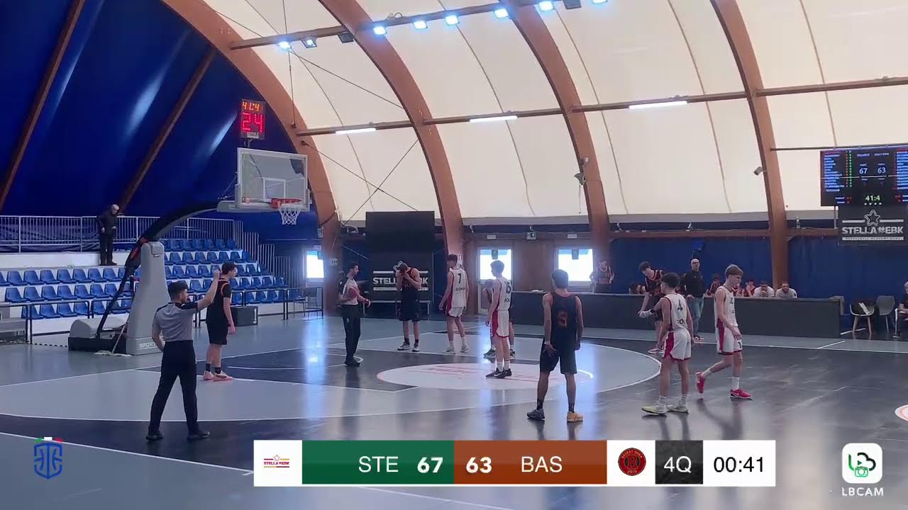 Diretta FIP Lazio - U17 Eccellenza : Stella EBK vs Basket Roma.