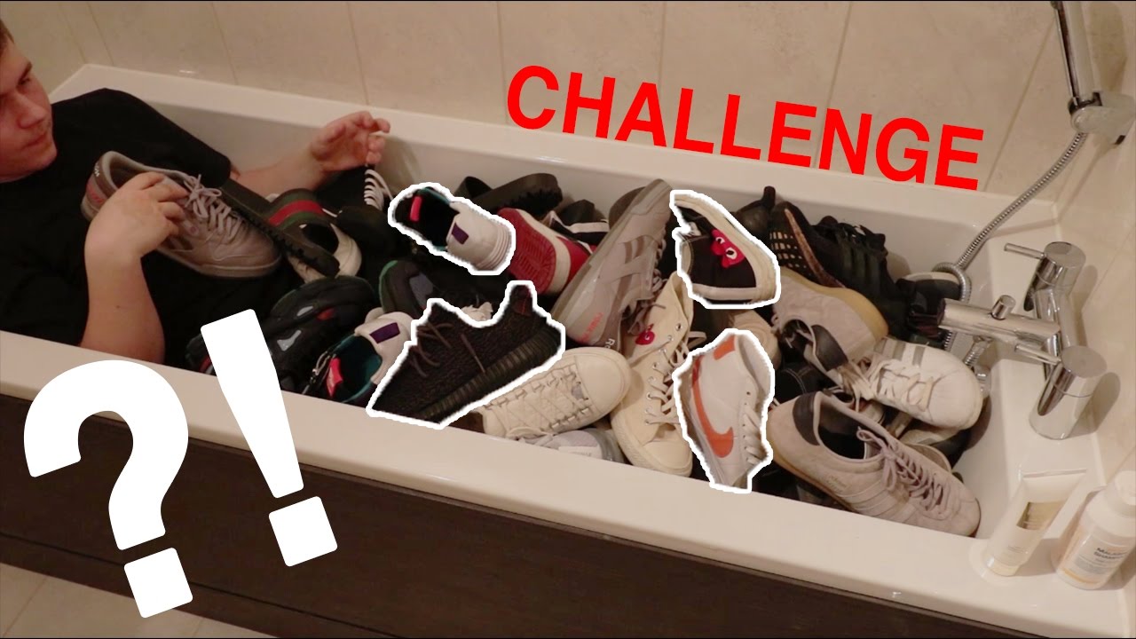 Bathing In Sneakers??!!