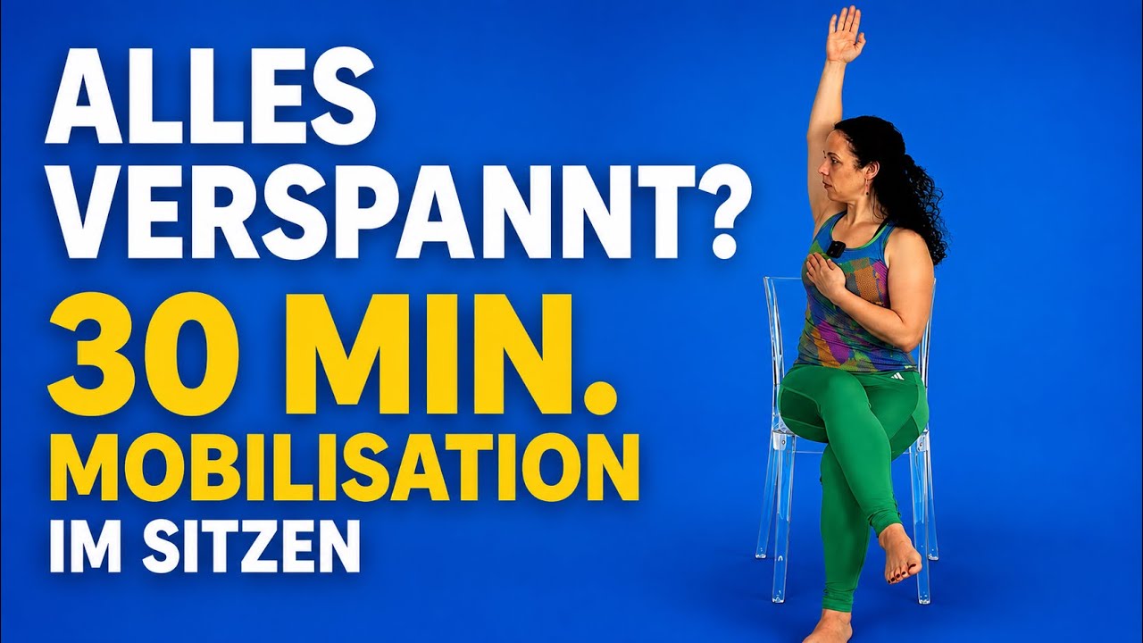 Alles verspannt? 30 Min. Mobilisation im Sitzen – Schulter, Nacken & Rücken lösen