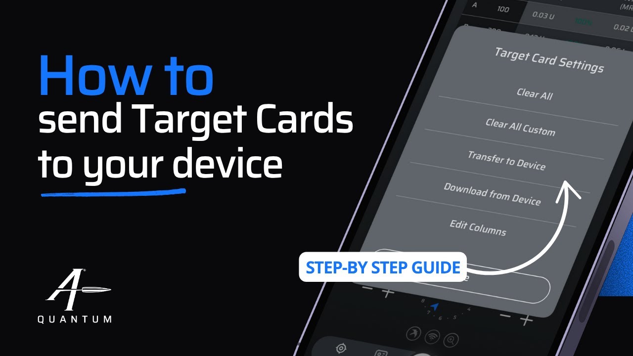How to send Target Cards to your device in AB Quantum&trade;