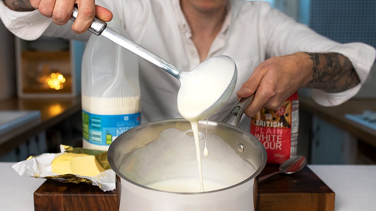 Соус бешамель как у шеф-повара | Единственный соус, который вам нужно освоить