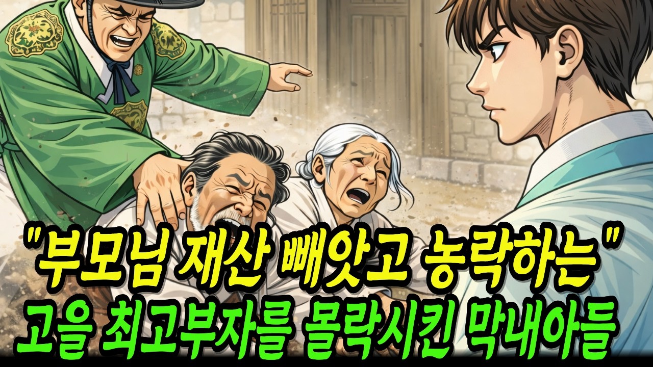부모님 재산 빼앗고 집에서 내쫓으려는 고을 최고부자를 몰락시킨 막내 아들 |야담|민담|오디오북|수면동화|옛날이야기|권선징악|감동