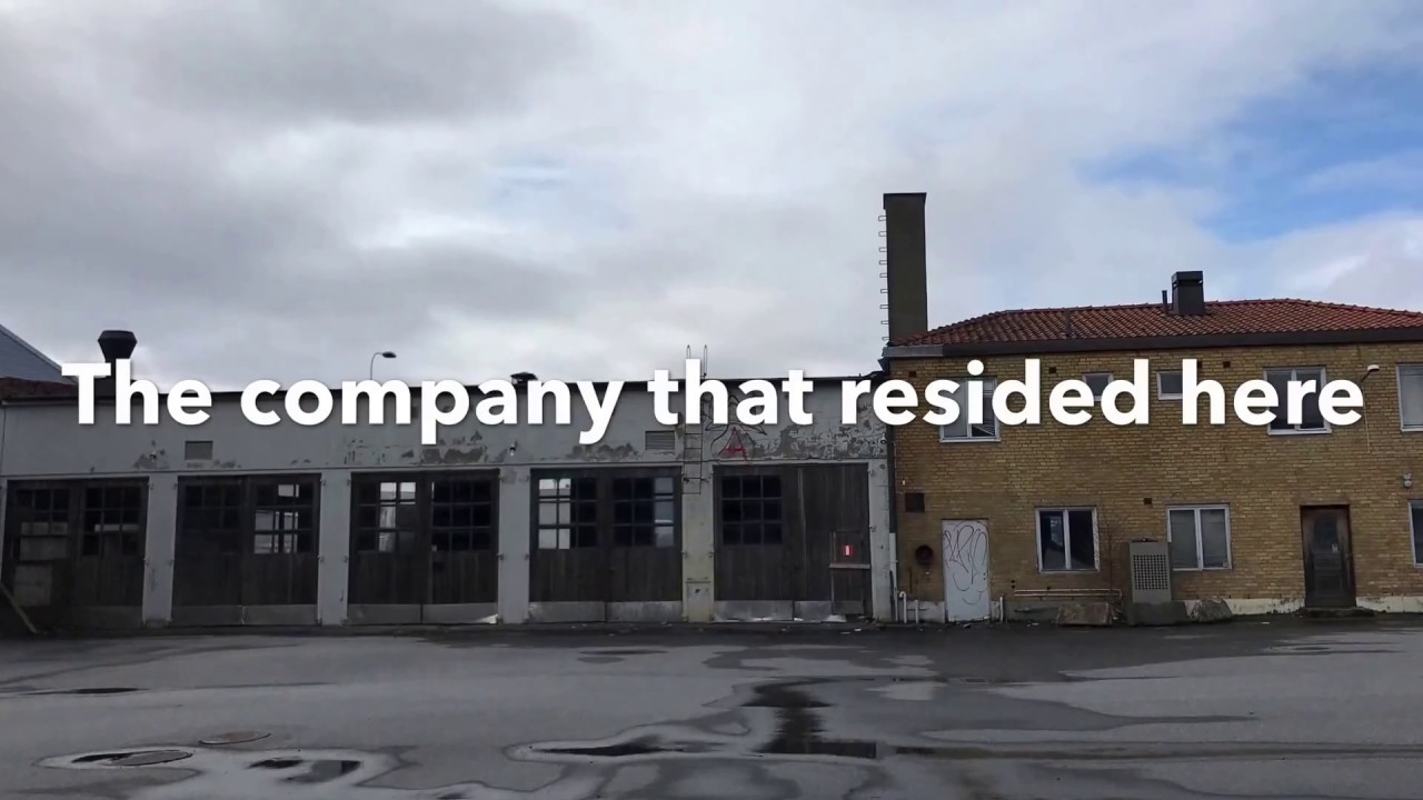 Övergivna platser Sverige: ett kontor och affärsverksamhet med lager. Urban exploration sweden.