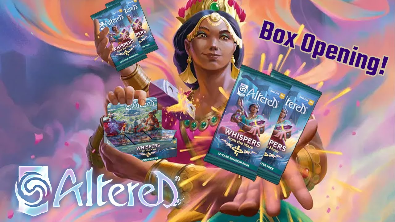 Opening my first box of Whispers from the Maze - Altered TCG