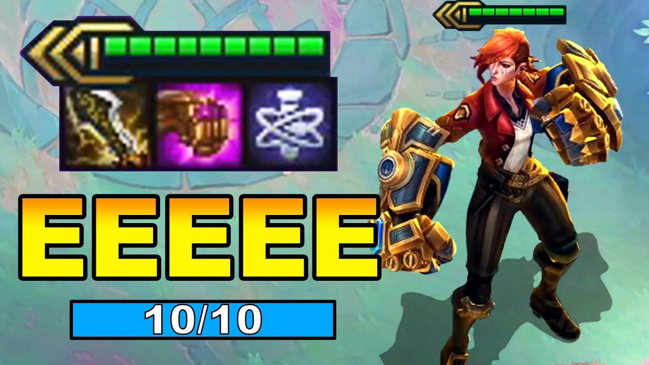 No mana Vi ⭐⭐⭐ EEEEE | One punch woman! | 3-star Full Crit Mutant | TFT Set 6