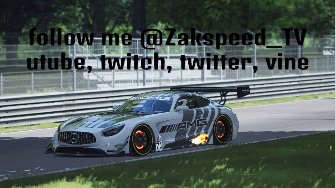 Assetto Corsa PS4 Mercedes AMG GT3 @ Monza +setup 1.47.5