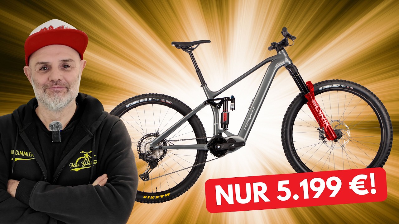Steppenwolf DJI Avinox Kampfansage 🥊 Unter 22 kg E-Bike Carbon-Fully DJI Avinox 2026 Motor ab 5.199€