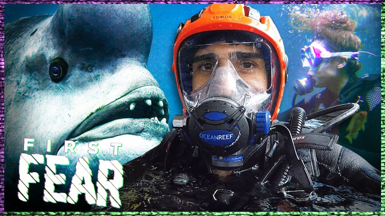 DYLAN PEYS & OUASSIMA DUIKEN tussen MEGA VISSEN | FIRST FEAR