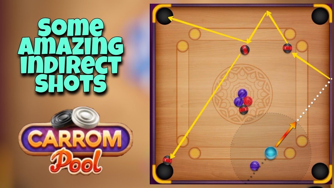 Carrom pool best indirect trick shots ll Part 176 ll #Shorts