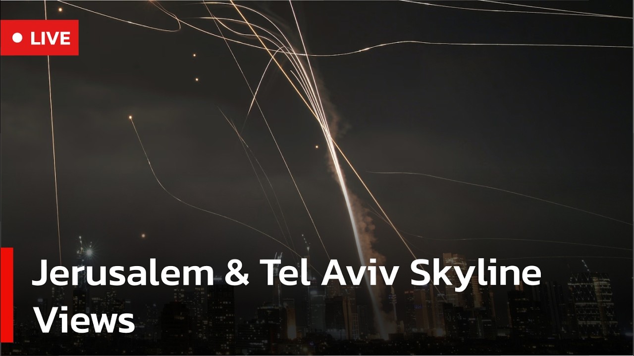 🔴LIVE: Jerusalem & Tel Aviv Skyline Views | AC1S