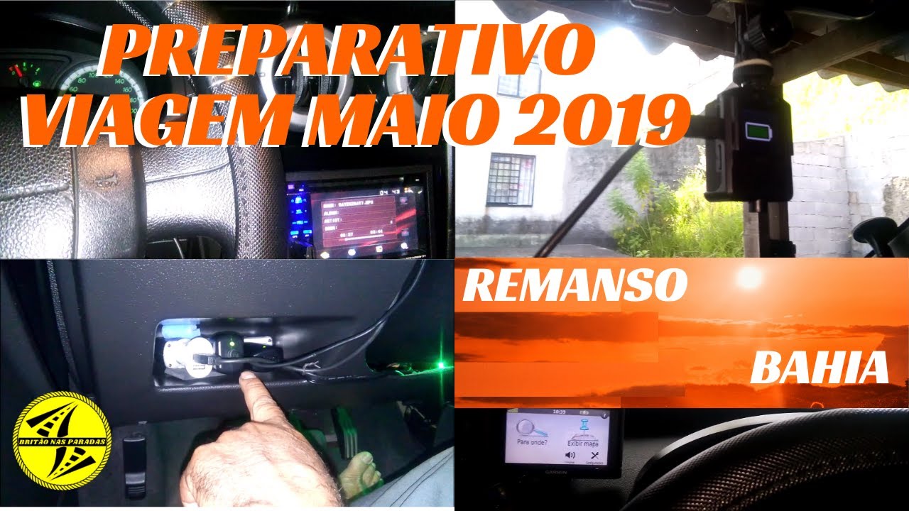 PREPARATIVO VIAGEM MAIO 2019 REMANSO BAHIA TUDO PRONTO.