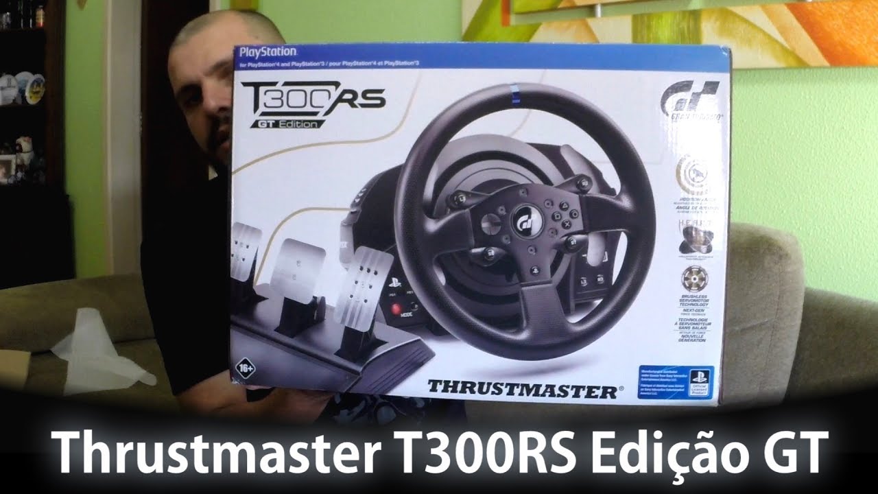 Unboxing Thrustmaster T300RS Edição GT - Novo volante do Spitão! \o/ [PT-BR]