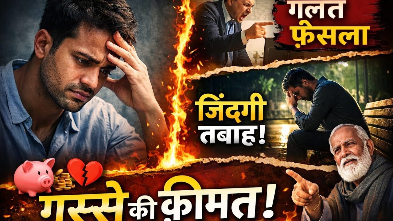 एक गलत फ़ैसला | ग़ुस्से में लिया गया निर्णय कैसे ज़िंदगी तबाह कर देता है | Motivational Story Hindi