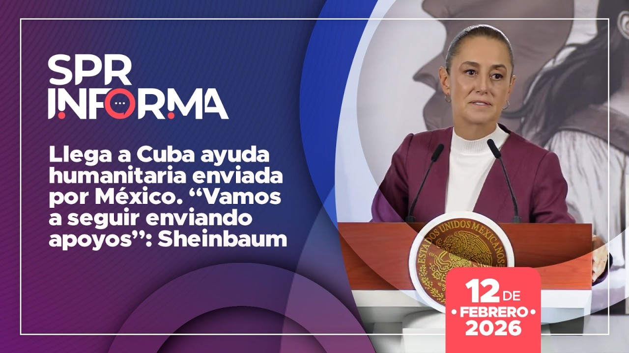 Llega a Cuba ayuda humanitaria enviada por México. “Vamos a seguir enviando apoyos”: Sheinbaum