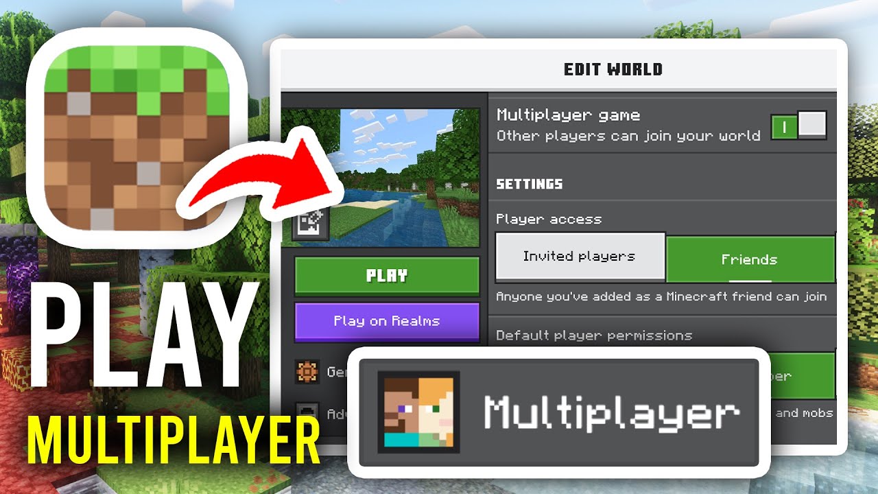 How To Play Minecraft Multiplayer In Mobile - Full Guide