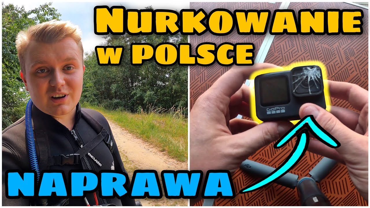 Pierwsze NURKOWANIE w Polsce nieudane!! Naprawa kamery. Odc.138